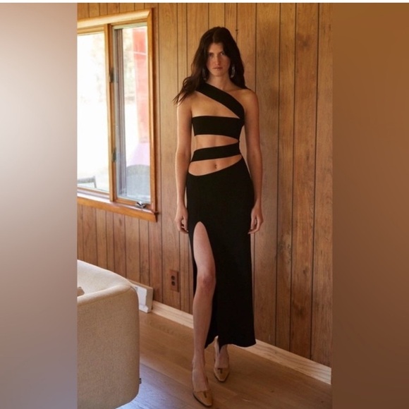 Auteur Monroe Bandage Dress in Black Sz S - Picture 1 of 9